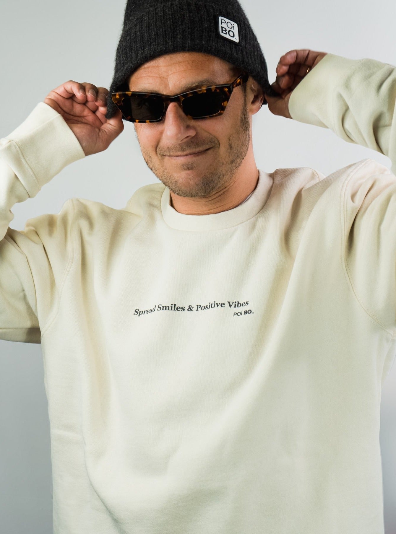 Felpa Crew "Spread Smiles" - Last Chance