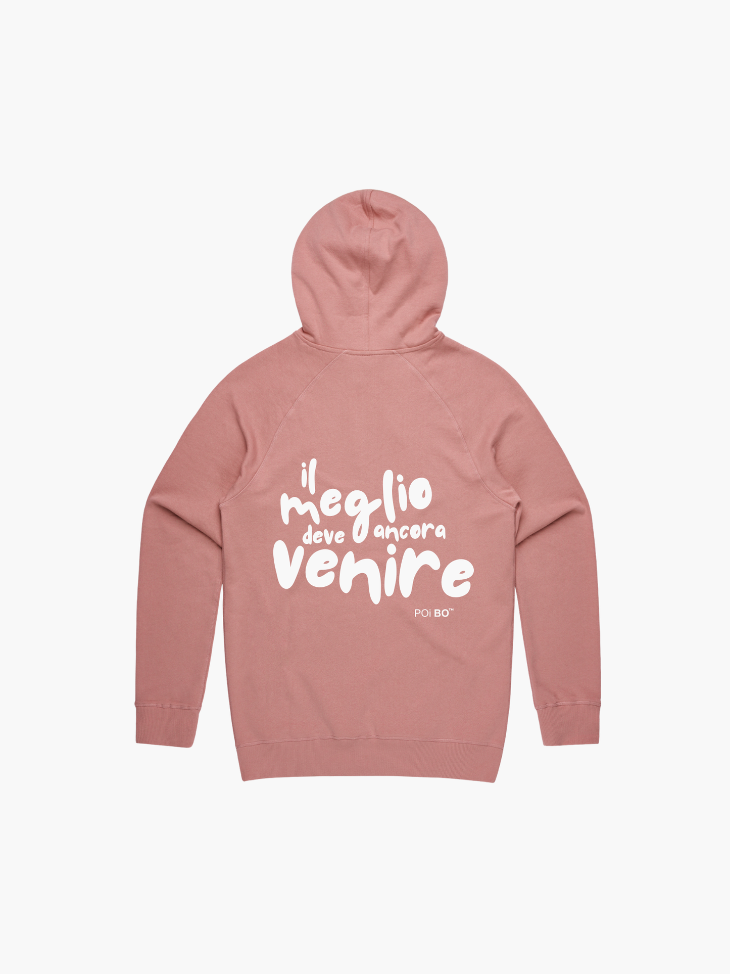 Felpa Hoodie Light "Il Meglio Deve Ancora Venire"