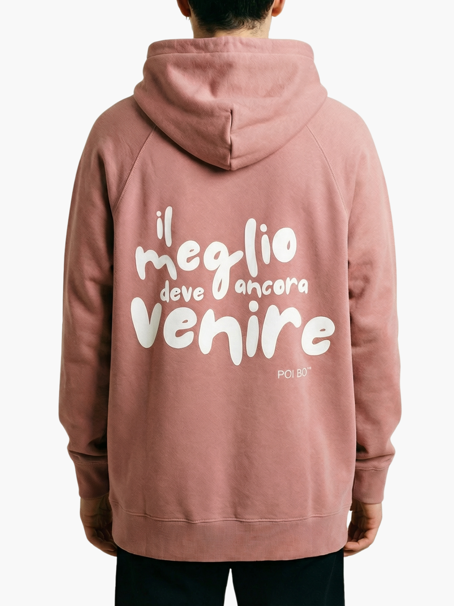 Felpa Hoodie Light "Il Meglio Deve Ancora Venire"