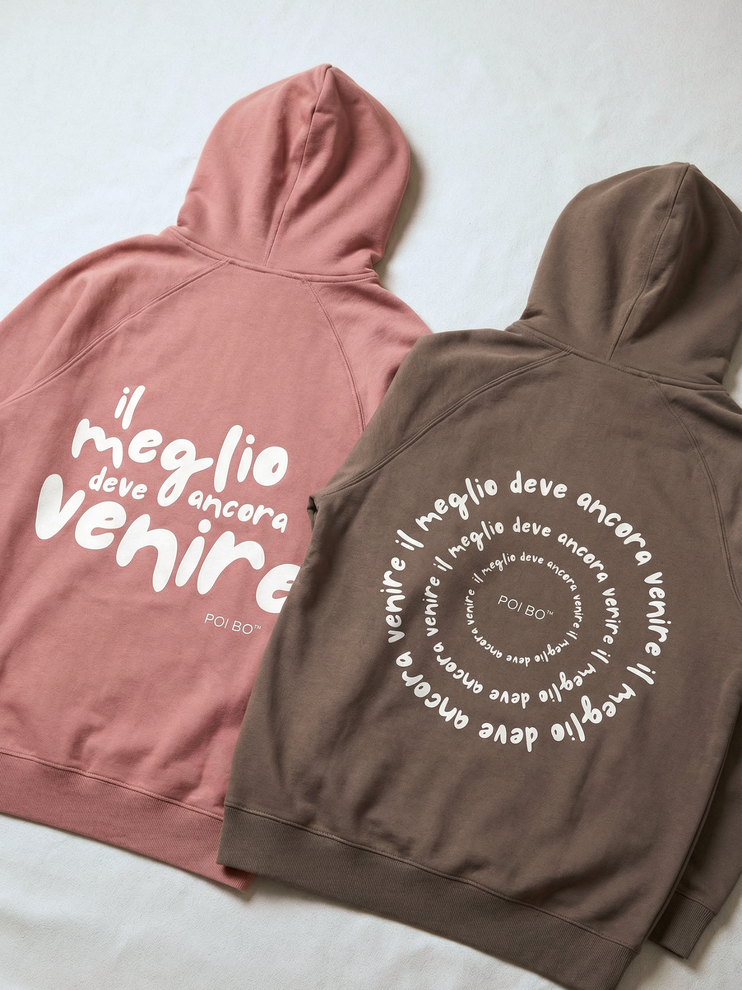 Felpa Hoodie Light "Il Meglio Deve Ancora Venire"