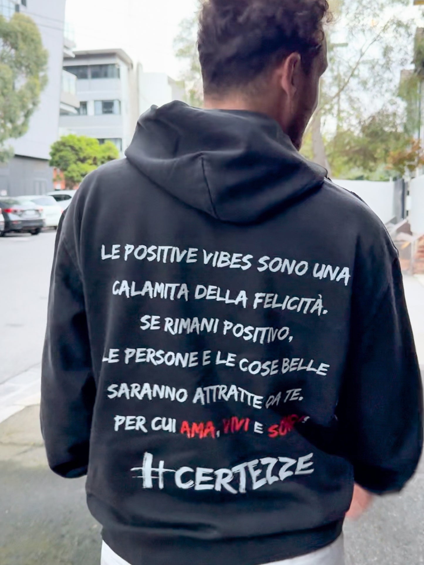 Felpa Hoodie "Vibes"