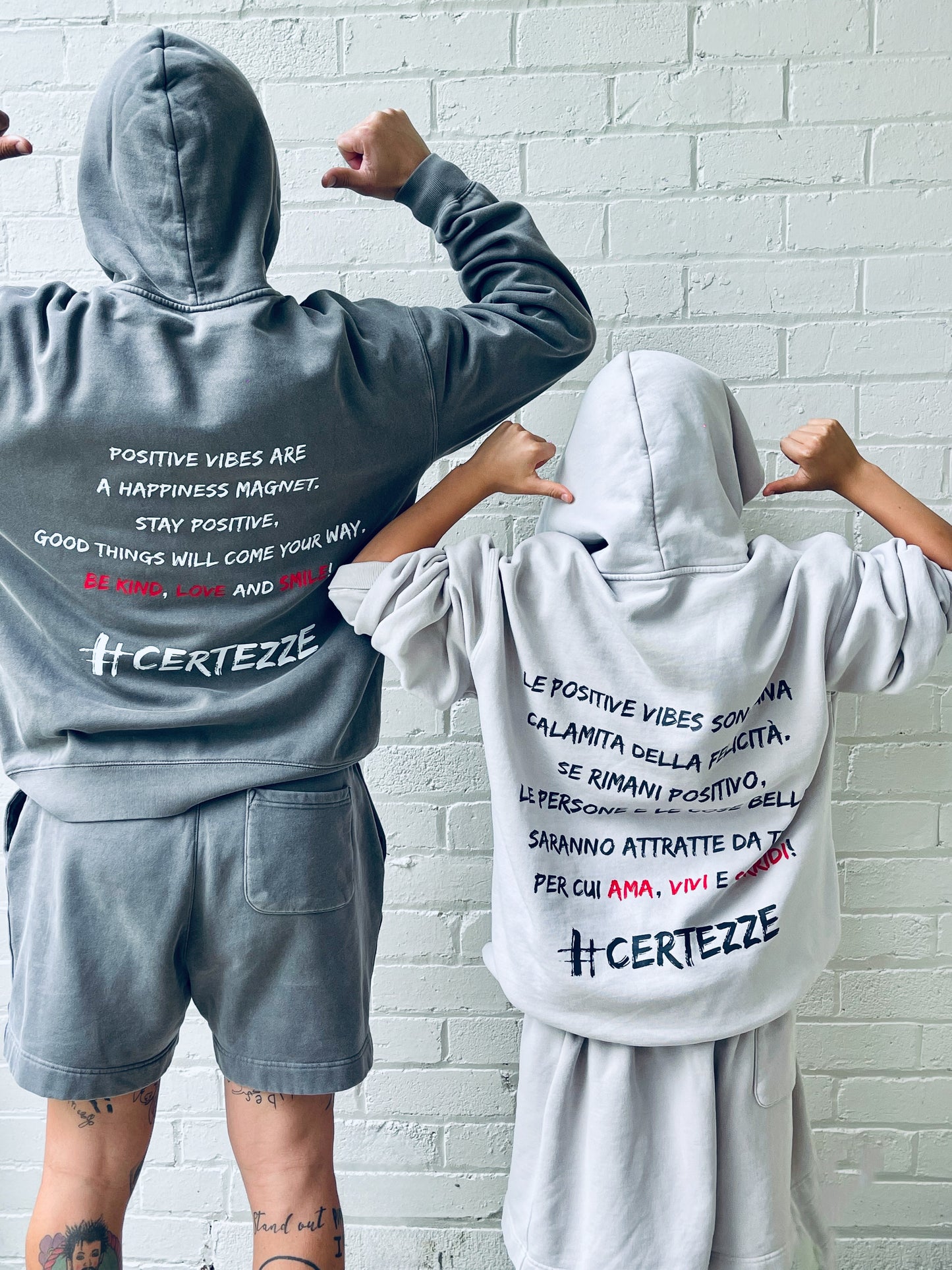 Felpa Hoodie "Vibes"