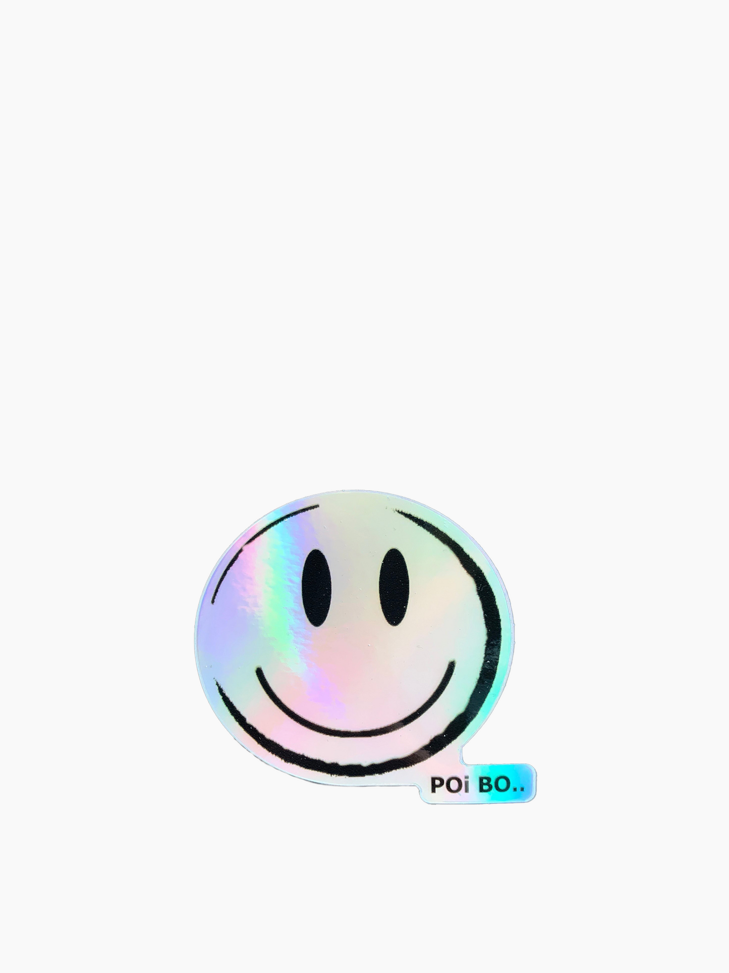 POi BO.. Smiley Holographic Sticker
